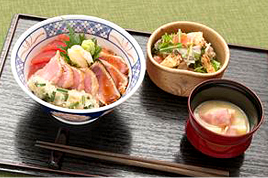 トロと赤身の新鮮マグロ丼