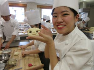 １Ｂクラス、包あんを学ぼう(^O^)／